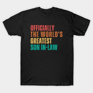 World's Greatest Son In Law T-Shirt